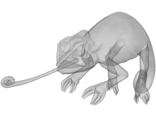 Chameleon 3D Model preview