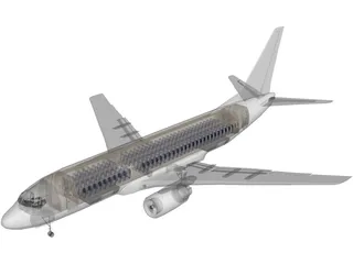 Boeing 737-700 [+Interior] 3D Model preview