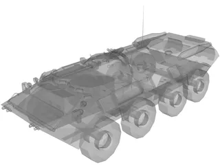 BTR-80 Armored Personnell Carrier 3D Model preview