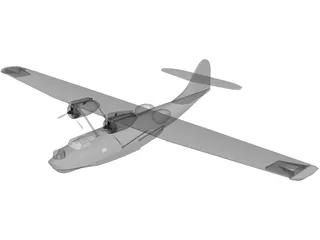 Amphibious Aircraft 3D Model preview