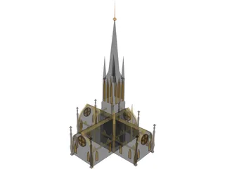 Cathedral 3D Model preview