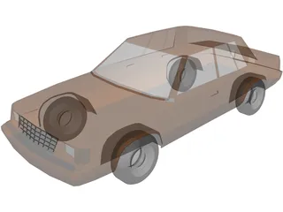 Plymouth Reliant (1985) 3D Model preview