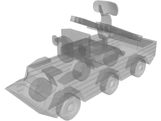 SA-8 SAM 3D Model preview