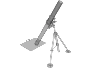 Mortar 3D Model preview