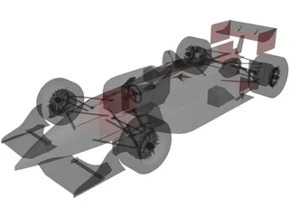 Indy Car 3D Model preview