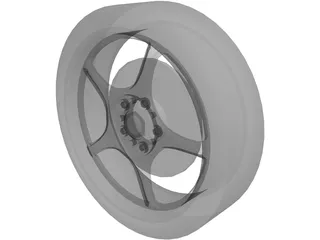Wheel 3D Model preview