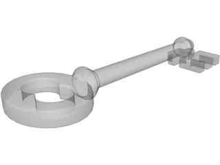 Key 3D Model preview