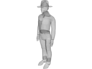 Cowboy 3D Model preview