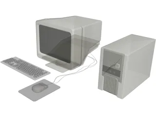 Computer 3D Model preview