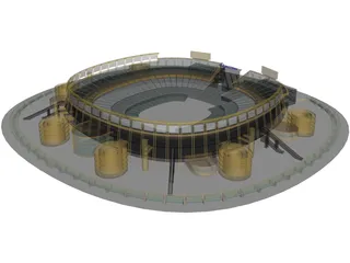 San Diego Stadium 3D Model preview