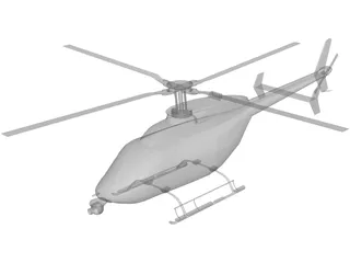 Bell 407 3D Model preview