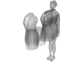 Woman 3D Model preview