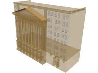 New York Stock Exchange 3D Model preview
