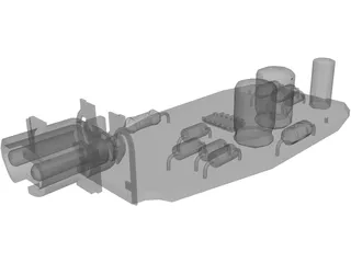 Circuit Board 3D Model preview