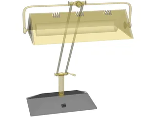 Desklamp 3D Model preview