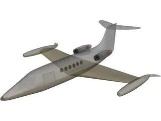 Bombardier Learjet 31A 3D Model preview
