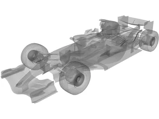 McLaren MP4-21 F1 3D Model preview