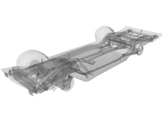 Chassis Chevrolet Caprice (1986) 3D Model preview