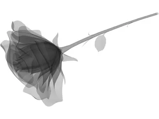 Rose 3D Model preview