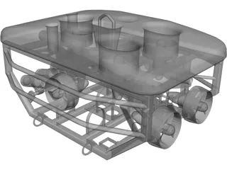 ROV Deep Sea 3D Model preview