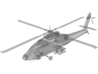 Boeing AH-64 Apache 3D Model preview