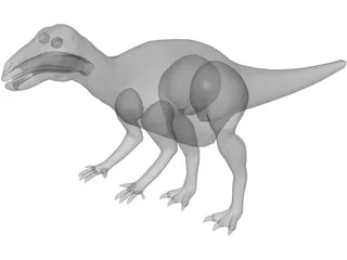 Iguanadon 3D Model preview