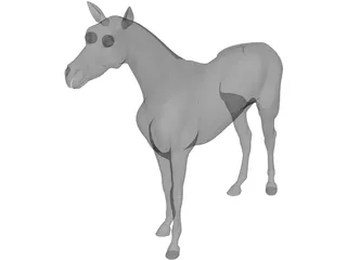 Horse 3D Model preview