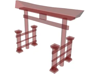 Torii 3D Model preview