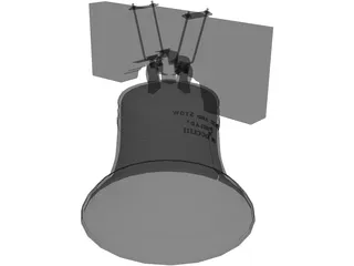 Liberty Bell 3D Model preview