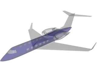 Gulfstream 3D Model preview