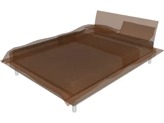 Bed 3D Model preview