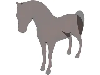 Horse 3D Model preview
