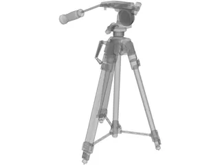 Camera Tripod 3D Model preview