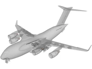 Boeing C-17 Globemaster III 3D Model preview