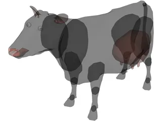 Cow 3D Model preview