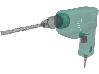 Drill 3D Model preview
