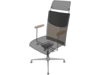 Office Chair 3D Model preview