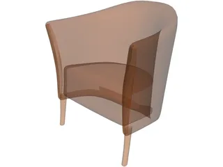 Chair Comfortable 3D Model preview