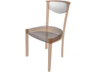 Chair Kitchen 3D Model preview