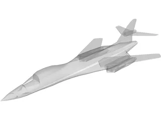 Rockwell B-1 Bomber 3D Model preview