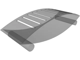 CD Rack 3D Model preview