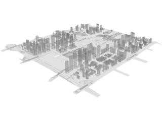 Shenzhen (China) 3D Model preview