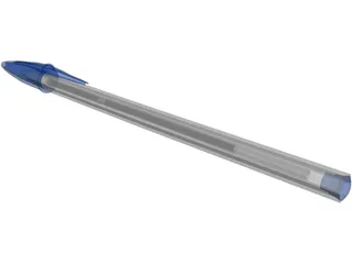 Pencil Bic 3D Model preview