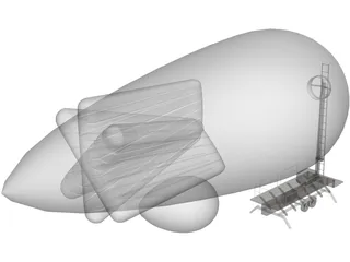JLENS (Joint Land Attack Cruise Missile Defense System) 3D Model preview
