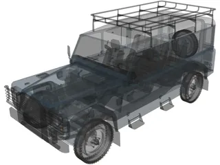 Land Rover Defender 110 3D Model preview