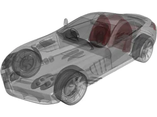 Mercedes-Benz SLR McLaren 3D Model preview