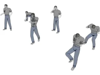 People Collection 3D Model preview
