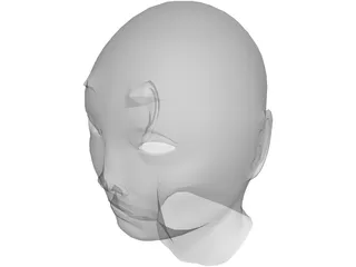 Devil Head 3D Model preview