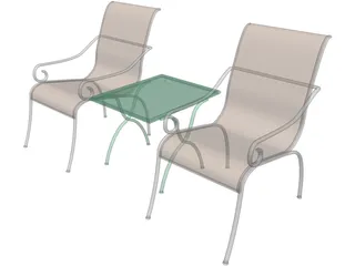 Chairs 3D Model preview