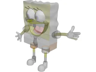 Sponge Bob 3D Model preview